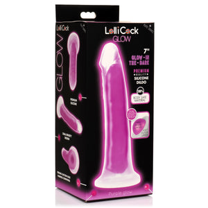 7 Inch Glow-in-the-dark Silicone Dildo