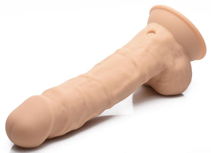 8 Inch Silexpan Hypoallergenic Silicone Vibrating Dildo