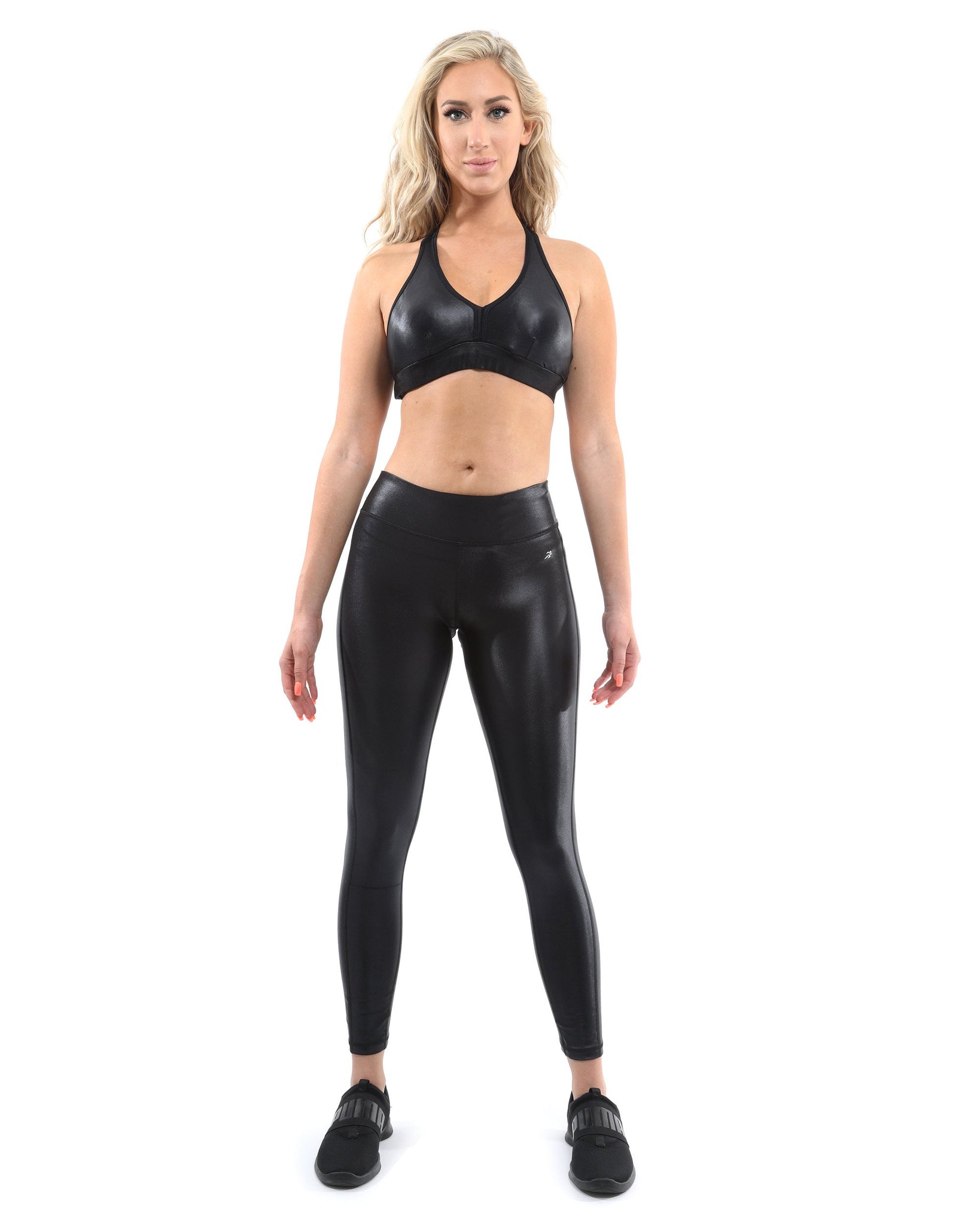 Cortina Activewear Leggings - Black [MADE IN ITALY]